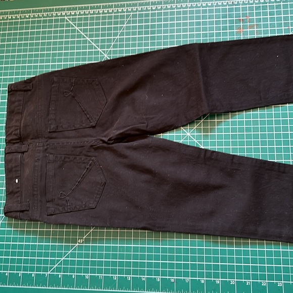Black Uniform Ponte Pants Adjustable Waist Girls Size 6x/7 - Picture 5 of 5